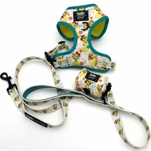 Sassy Woof x Spongebob Squarepants Bikini Bottom Harness and Leash Bundle Set